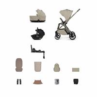 Venicci Tila 4 in 1 Travel System Bundle - Latte