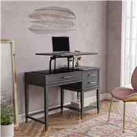 Dorel Westerleigh 2 Drawer Desk - Graphite