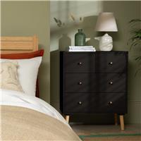 Habitat Otto 4 Drawer Chest - Black