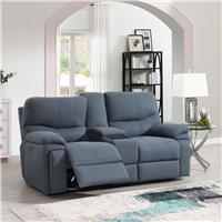 Sofa Source Flux 2 Seater Power Recliner Sofa - Blue