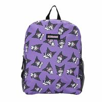 Kuromi Character Print 12L Backpack - Purple
