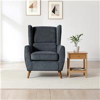 Kyoto Lois Fabric Wingback - Denim