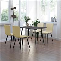 Dorel Monza Real Wood Veneer 2 - 4 Seater Dining Table - Grey
