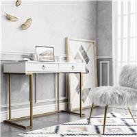 Dorel Camila 2 Drawer Desk - White