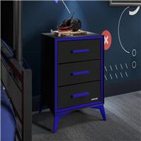 X Rocker Arcane 3 Drawer Storage Chest - Blue