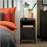 Habitat Stevie 1 Door Bedside Table - Black