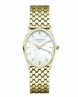 Rosefield Oval Ladies Gold Stainless Steel Bracelet Watch