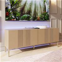 Frank Olsen Iona 4 Door Large 65 Inch TV Unit - Natural