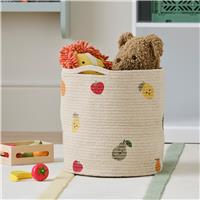 Great Little Trading Company Fruit Rope Storage Basket - Natural