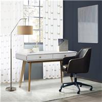 Dorel Cassie 2 Drawer Desk - White