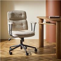 Habitat Irving Fabric Office Chair - Grey