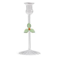 Argos Home Christmas Holly Taper Candle Holder
