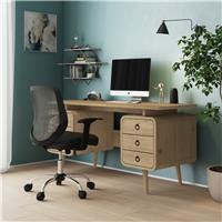 Dorel Somerest 6 Drawer Office Desk - Natural