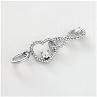 Revere 925 Sterling Silver Heart and Infinity Charm