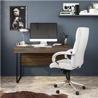 Dorel Dorset 2 Drawer Desk - Walnut