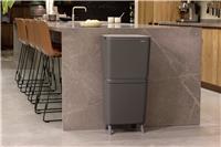 Brabantia 20+25 Liter Recycle Bin - Dark Grey
