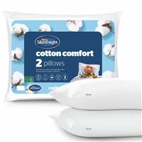 Silentnight Cotton Comfort Medium Pillow - 2 Pack