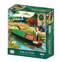 Nostalgia Collection Rail and Canal 1000 Piece Jigsaw Puzzle