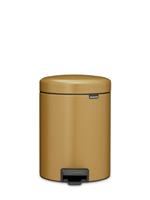 Brabantia NewIcon 5 Liter Pedal Bin - Warm Gold