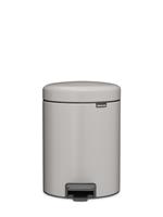 Brabantia NewIcon 5 Liter Pedal Bin - Soft Grey