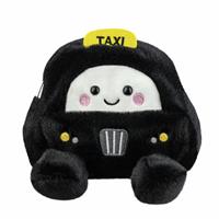 Palm Pals Taxi 10cm Plush Toy - Black