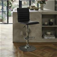 Dorel Colby Faux Leather Bar Stool - Black