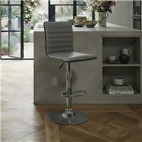 Dorel Colby Faux Leather Bar Stool - Grey