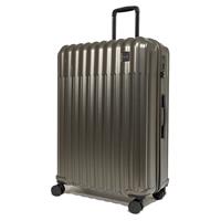 Rock 8 Wheel Hard Large Suitcase - Charcoal