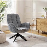 Dorel Glenfield Fabric Accent Chair - Grey