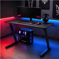 White Shark Helix Gaming Desk - Black