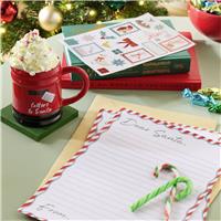 Argos Home Post Box Shaped Mug With Letter to Santa Kit