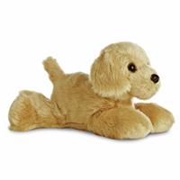Mini Flopsies Golden Retriever 8inch Plush Toy
