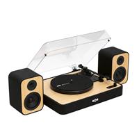House of Marley Revolution Bluetooth Turntable with Speakers - Black