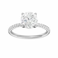 Pure Brilliance 9ct White Gold 1.75ct Diamond Solitaire Ring - P