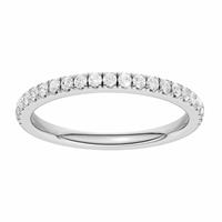 Pure Brilliance 9ct White Gold 0.25ct Diamond Eternity Ring - M