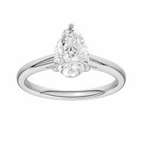 Pure Brilliance 9ct White Gold 1ct Diamond Solitaire Ring - L