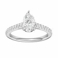 Pure Brilliance 9ct White Gold 1.25ct Diamond Solitaire Ring - L