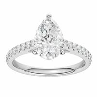 Pure Brilliance 9ct Wite Gold 1.75ct Diamond Solitaire Ring - L