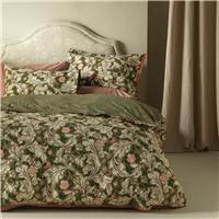 Habitat x Morris & Co. Leicester Cotton Reversible Green Bedding Set - Double