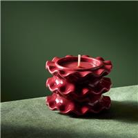 Habitat Wavy Red Tealight Holder