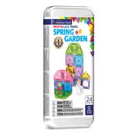 Magna-Tiles MicroMAGS Spring Garden Travel Building Set
