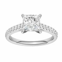 Pure Brilliance 9ct White Gold 1.75ct Diamond Solitaire Ring - M