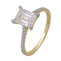 Pure Brilliance 9ct Yellow Gold 1.89ct Diamond Solitaire Ring - O
