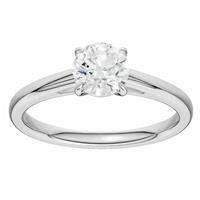 Pure Brilliance 9ct White Gold 0.75ct Diamond Solitaire Ring - P