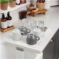Addis Silicone Draining Mat - White