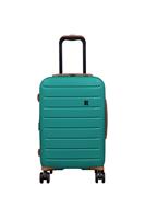 IT Luggage Legion Expandable 8 Wheel Hard Cabin Suitcase - Blue