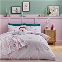 Catherine Lansfield Vintage Christmas Bedding Set - Single