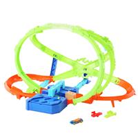 Hot Wheels Stunt Tracks Hypersphere Crash with 1 Toy Car in 1:64 Scale