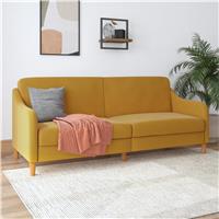 Dorel Jasper Linen Coil Clic Clac - Mustard