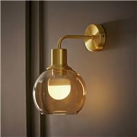 ValueLights Bellamy Metal LED Wall Light - Gold
